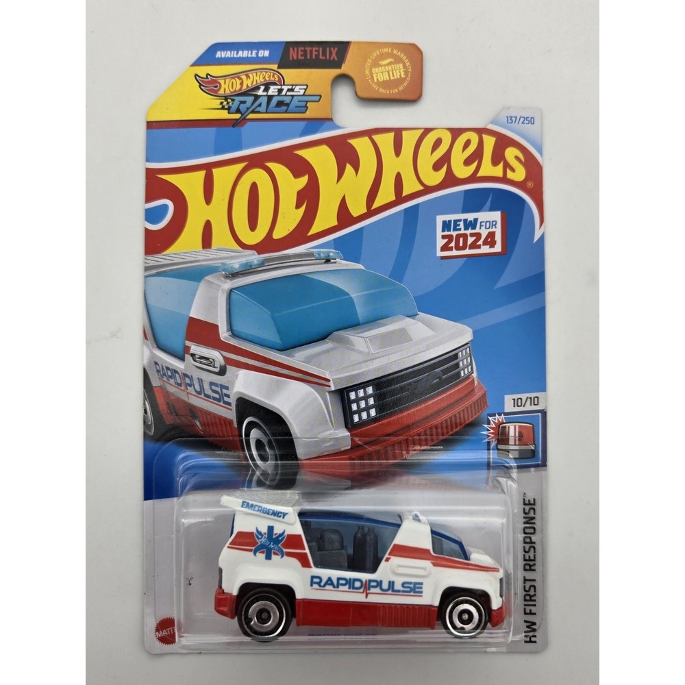 Hot Wheels Rapid Pulse HW First Response 137/250 1:64 Emergency Diecast New
